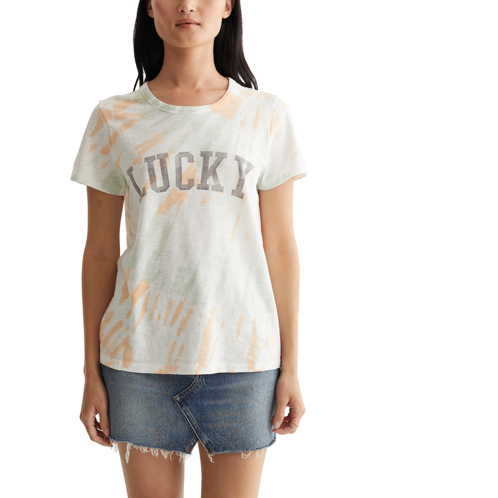 Lucky Brand Lucky Font Classic Tee - Multi